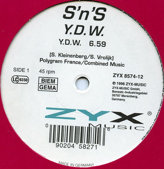 S 'N' S : YDW (12")