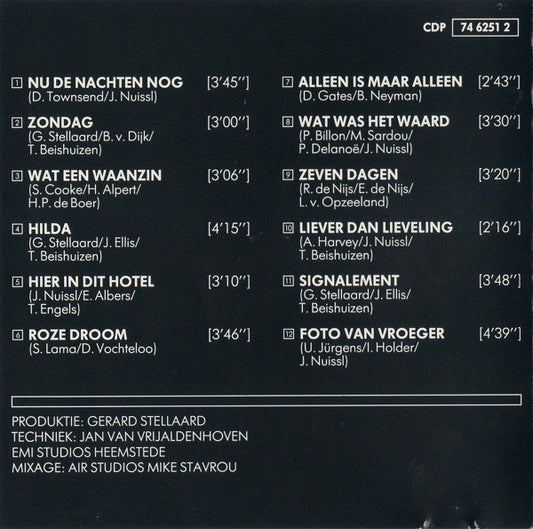 Rob de Nijs : Met Je Ogen Dicht (CD, Album, RE)