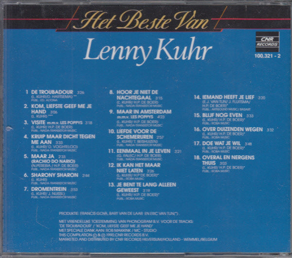 Lenny Kuhr : Het Beste Van Lenny Kuhr (CD, Comp)