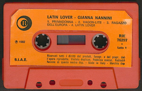 Gianna Nannini : Latin Lover (Cass, Album)