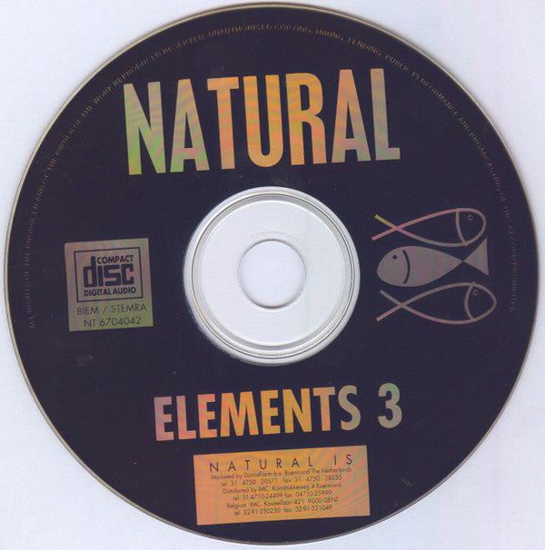 Various : Natural Elements 3 (CD, Mixed)