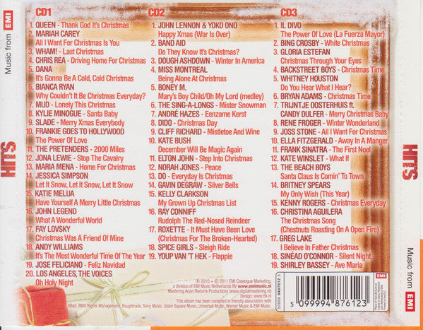 Various : Christmas Hits (3xCD, Comp, RE)