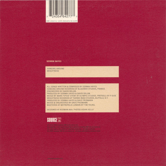 Gemma Hayes : Hanging Around (7", Single)