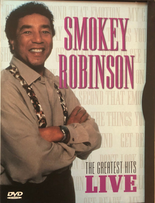Smokey Robinson : The Greatest Hits Live (DVD, Comp)
