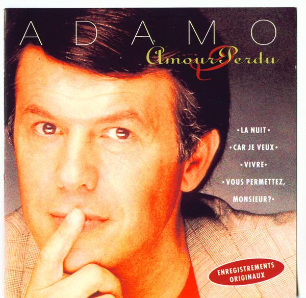 Adamo : Amour Perdu (CD, Comp)