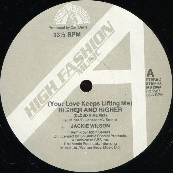Jackie Wilson : (Your Love Keeps Lifting Me) Higher And Higher (12")