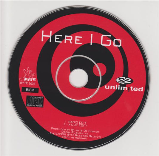 2 Unlimited : Here I Go (CD, Single, Car)