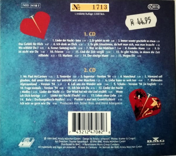 Marianne Rosenberg : 5 Tage Und 5 Nächte - Geschichten Von Liebe Und Haß (2xCD, Album, Ltd, Num, Dig)