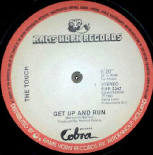 The Touch : Get Up And Run (12")