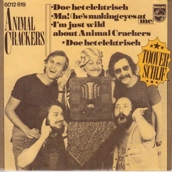 Animal Crackers (3) : Doe Het Elektrisch - Ma (He's Making Eyes At Me)- I'm Just Wild About Animal Crackers (7", Single)