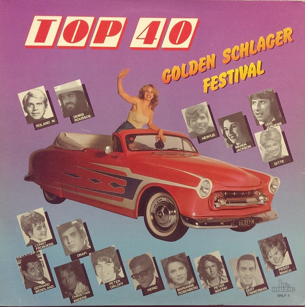 Various : TOP 40 Golden Schlager Festival (LP, Album, Comp)
