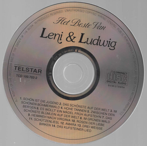 Leni Und Ludwig : Het Beste Van Leni & Ludwig (CD, Comp)