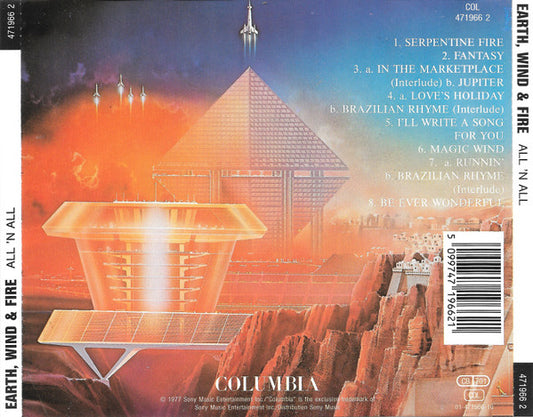 Earth, Wind & Fire : All 'N All (CD, Album, RE)