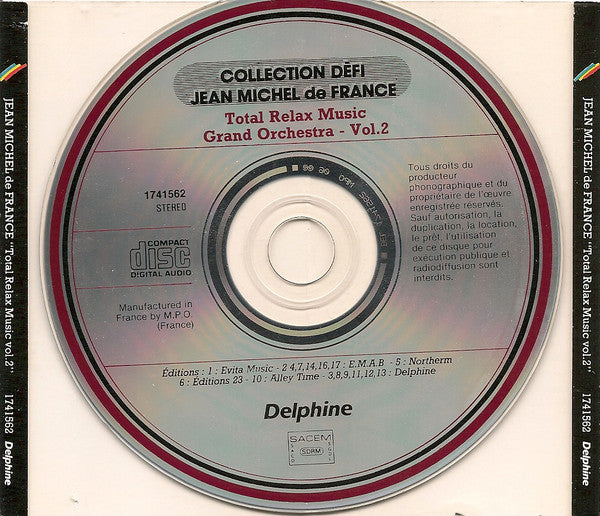 Jean Michel De France : Total Relax Music Vol. 2 (CD, Comp)