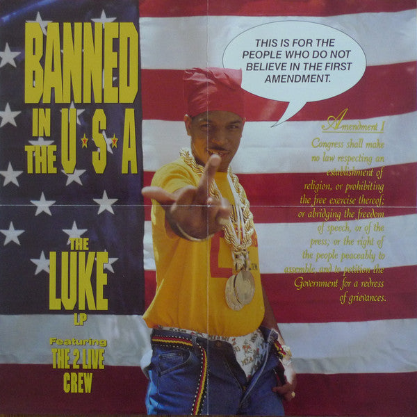 Luke Featuring The 2 Live Crew : Banned In The U.S.A. (The Luke LP) (CD, Album, SRC)
