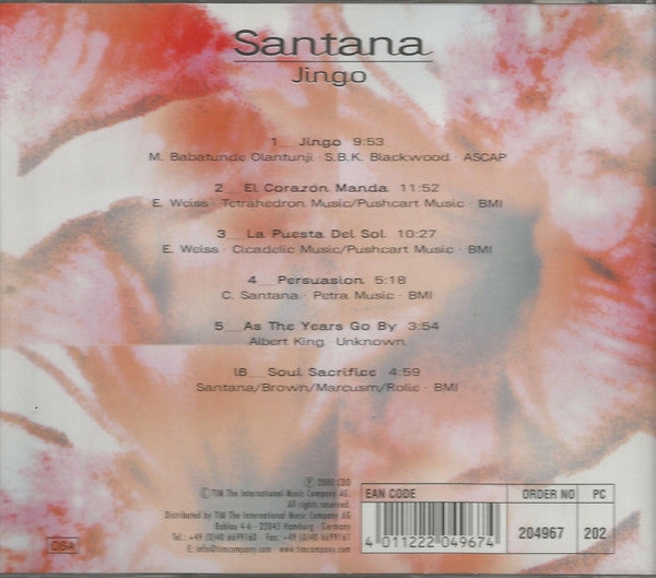 Santana : Jingo (CD, Comp)