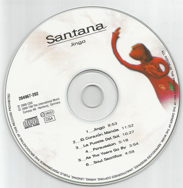 Santana : Jingo (CD, Comp)