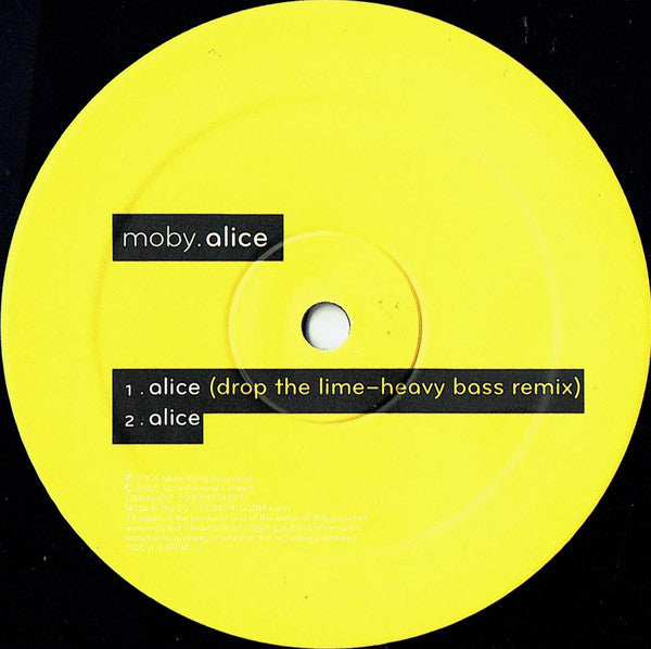 Moby : Alice (12")