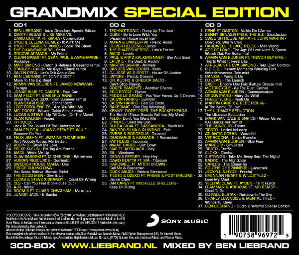 Ben Liebrand : Grandmix Special Edition (3xCD, Mixed)
