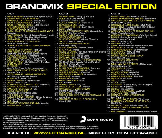 Ben Liebrand : Grandmix Special Edition (3xCD, Mixed)