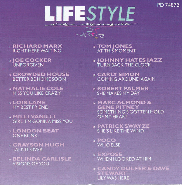 Various : Lifestyle in Music Volume 1 (CD, Comp)