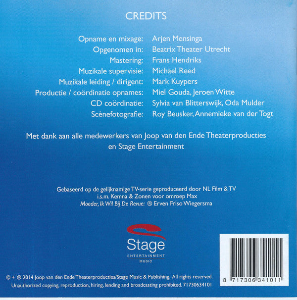Various : Moeder Ik Wil Bij De Revue (Het Nederlandse Castalbum) (CD, Album)