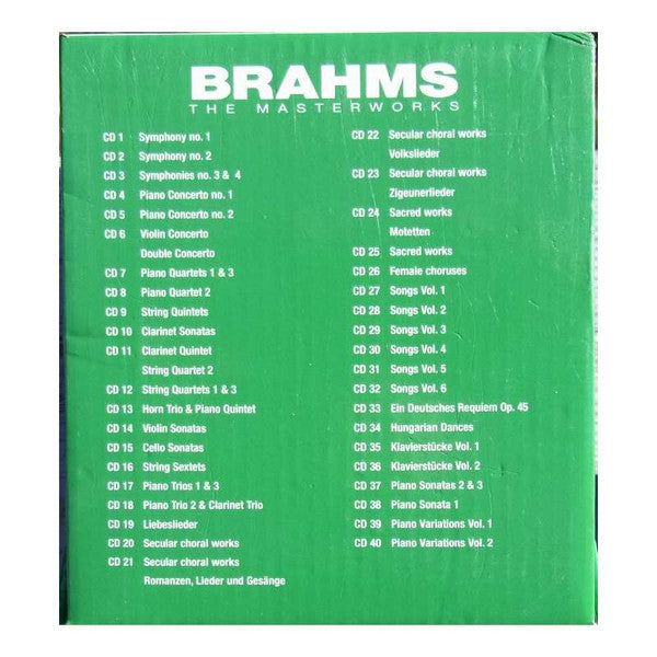 Johannes Brahms : The Masterworks  (40xCD, Album + Box, Comp)