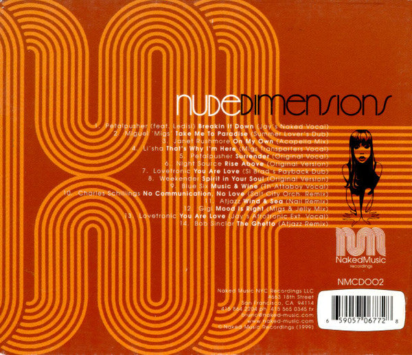Various : Nude Dimensions - The Petalpusher Session (CD, Mixed)