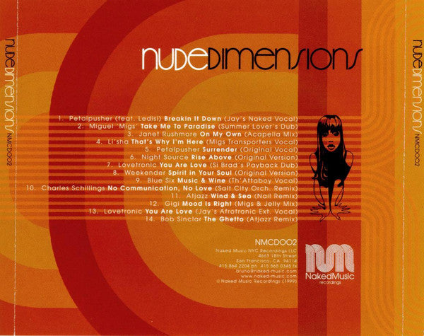 Various : Nude Dimensions - The Petalpusher Session (CD, Mixed)