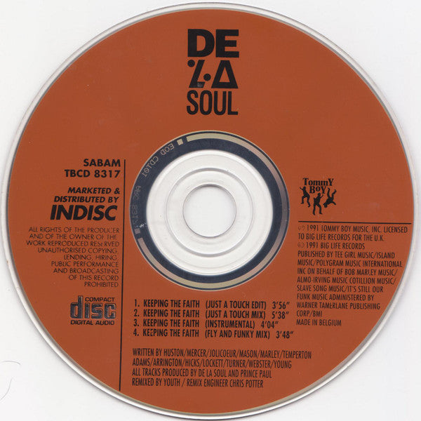 De La Soul : Keepin' The Faith (CD, Maxi)