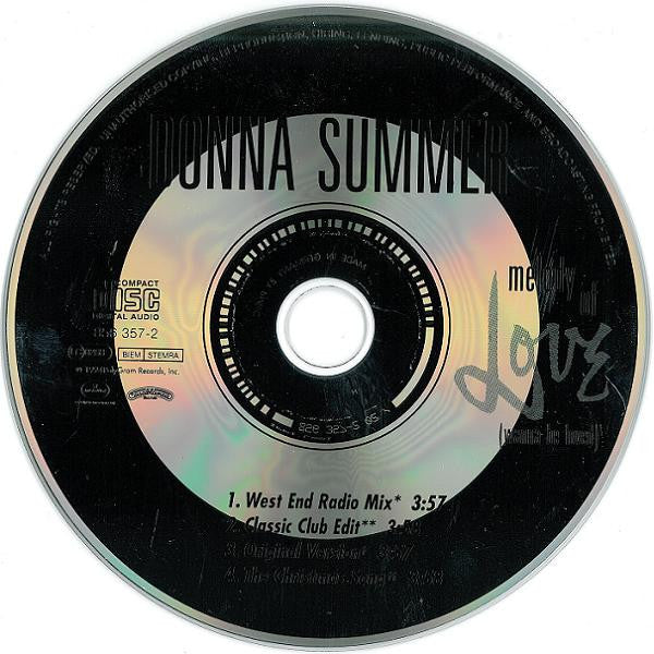 Donna Summer : Melody Of Love (Wanna Be Loved) (CD, Maxi)