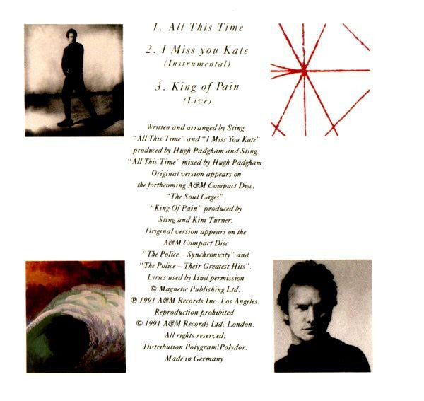 Sting : All This Time (CD, Maxi)