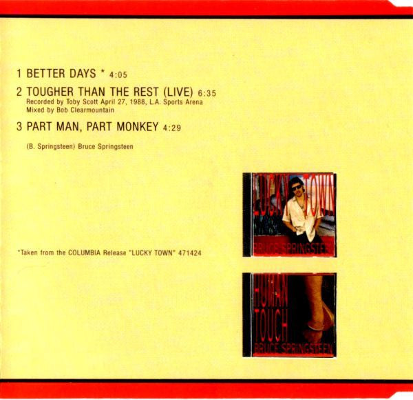 Bruce Springsteen : Better Days (CD, Maxi)
