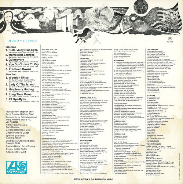 Crosby, Stills & Nash : Crosby, Stills & Nash (LP, Album, RE, Gat)