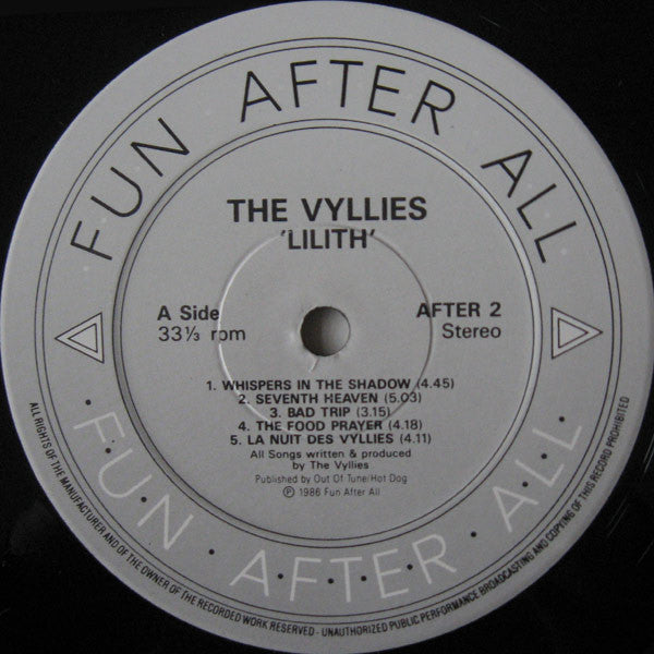 The Vyllies : Lilith (LP, Album)