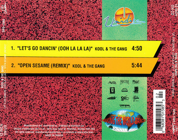 Kool & The Gang : Let's Go Dancin' (Ooh La La La) / Open Sesame (Remix) (CD, Single)