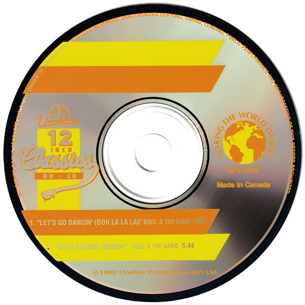 Kool & The Gang : Let's Go Dancin' (Ooh La La La) / Open Sesame (Remix) (CD, Single)