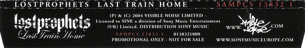 Lostprophets : Last Train Home (CD, Single, Promo)