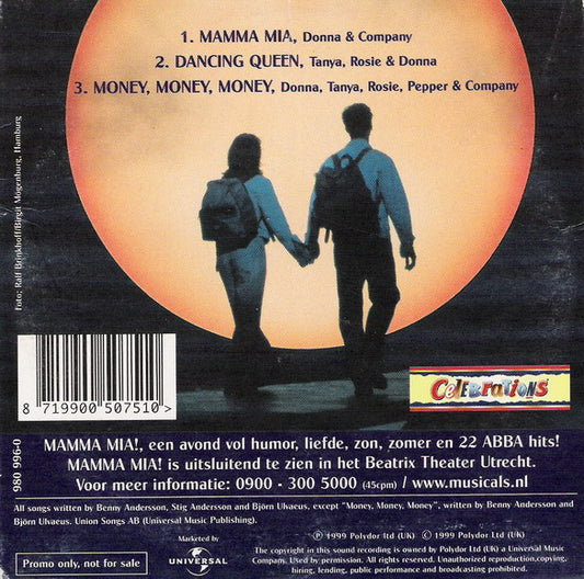 Björn Ulvaeus & Benny Andersson : Mamma Mia! - De Musical Met De Hits Van ABBA (Selections Of The Original London Cast Recording) (CD, Promo)