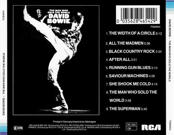David Bowie : The Man Who Sold The World (CD, Album, RE)