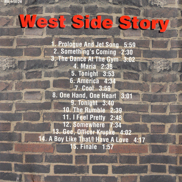 "West Side Story" Original Broadway Cast : West Side Story (CD, Album, RE)