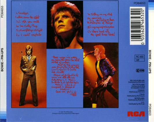 David Bowie : Pinups (CD, Album, RE)