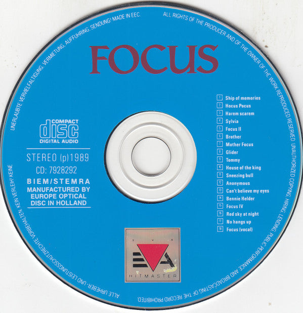 Focus (2) : Pop Classics (CD, Comp)