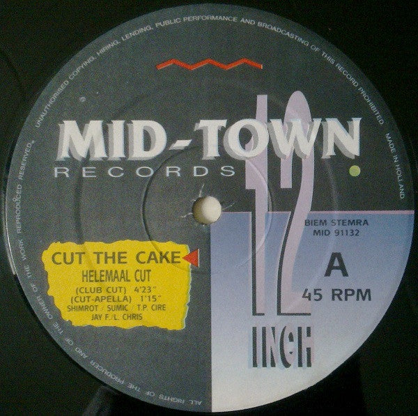 Cut The Cake : Helemaal Cut (12")