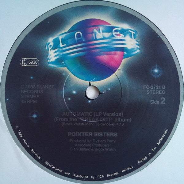 Pointer Sisters : Automatic (Special Remix) (12")