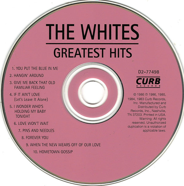 The Whites : Greatest Hits (CD, Comp, RE)