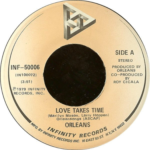 Orleans : Love Takes Time (7")