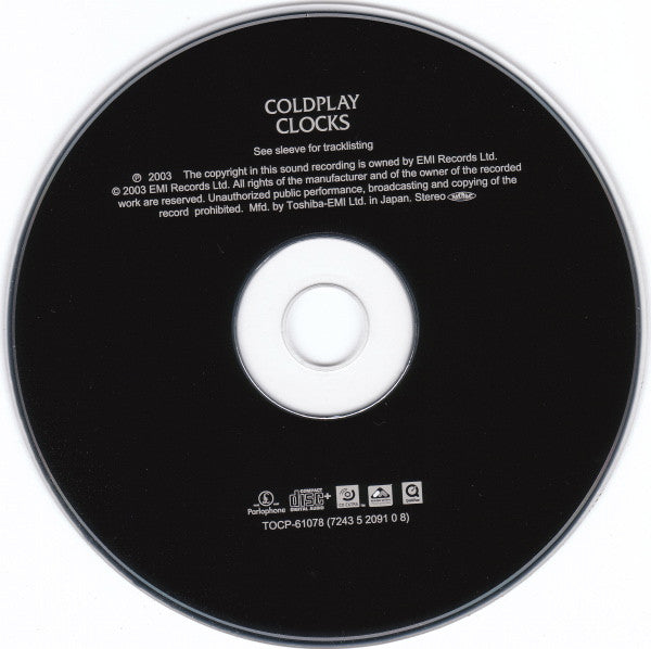 Coldplay : Clocks (CD, EP, Enh)
