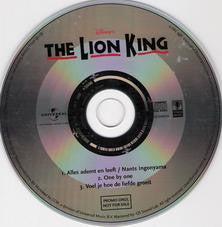 Various : The Lion King - CD Single (CD, Single, Promo)