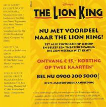 Various : The Lion King - CD Single (CD, Single, Promo)